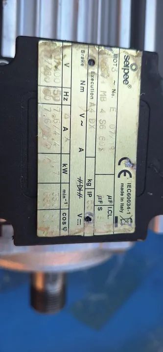 Lote de cnc spindle motores elétricos trifásico 3 cv rpm 1680 4 polos. - Foto 6