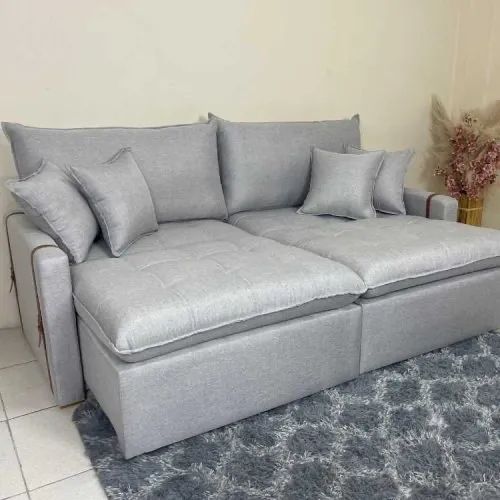 Sofá Cama/Retrátil Genebra 2,20m Molas Ensacadas l76