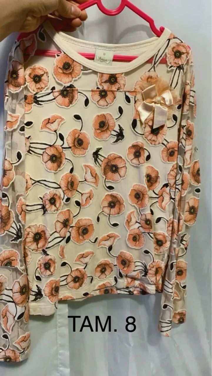 2pç Blusas Segunda pele TAM. 8  - Foto 2