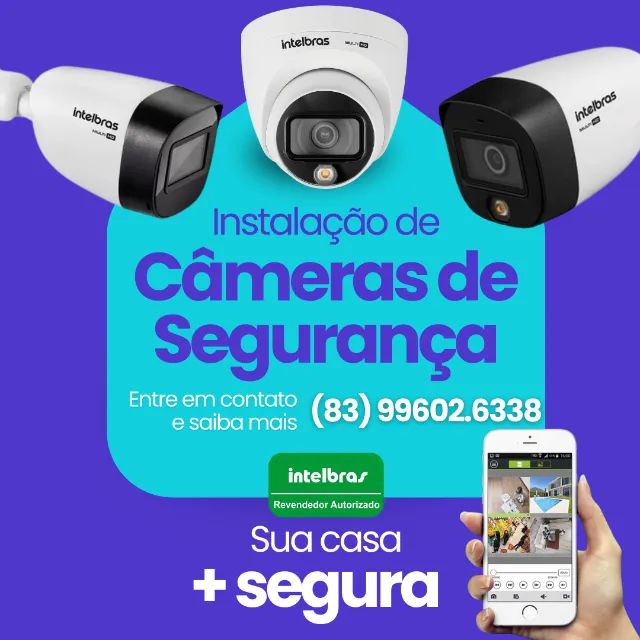 Kit de Câmeras de Segurança Completa com Monitoramento pelo Celular