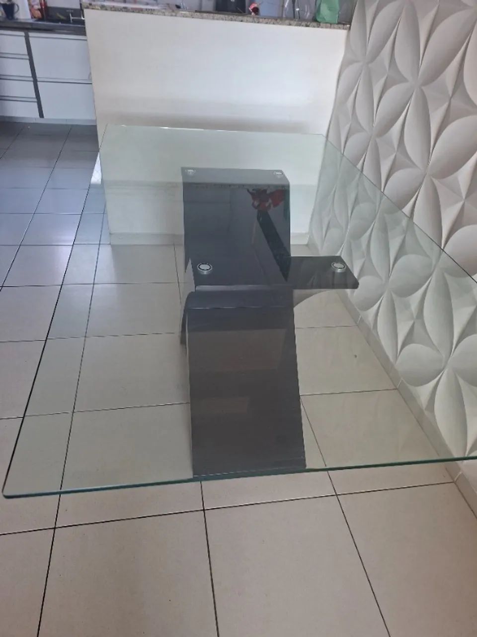Mesa de jantar retangular 6 lugares