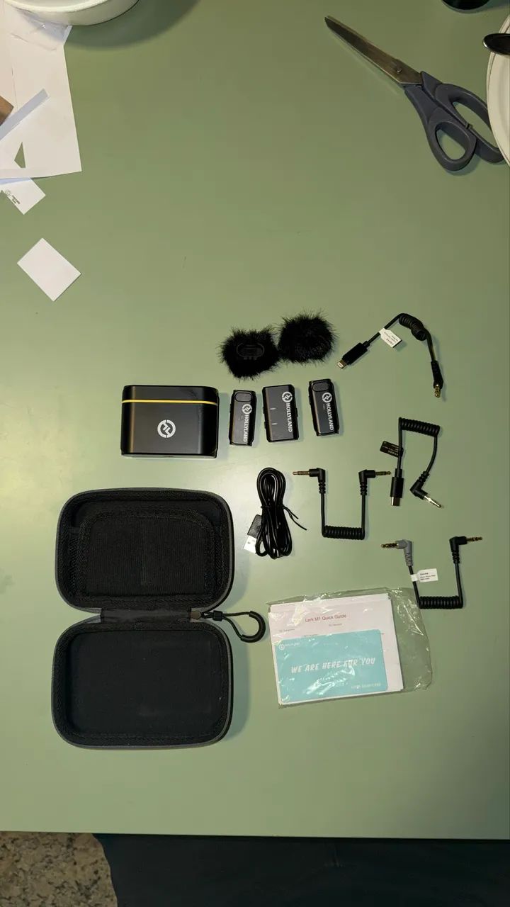 microfone lapela sem fio hollyland lark m1 - Foto 4