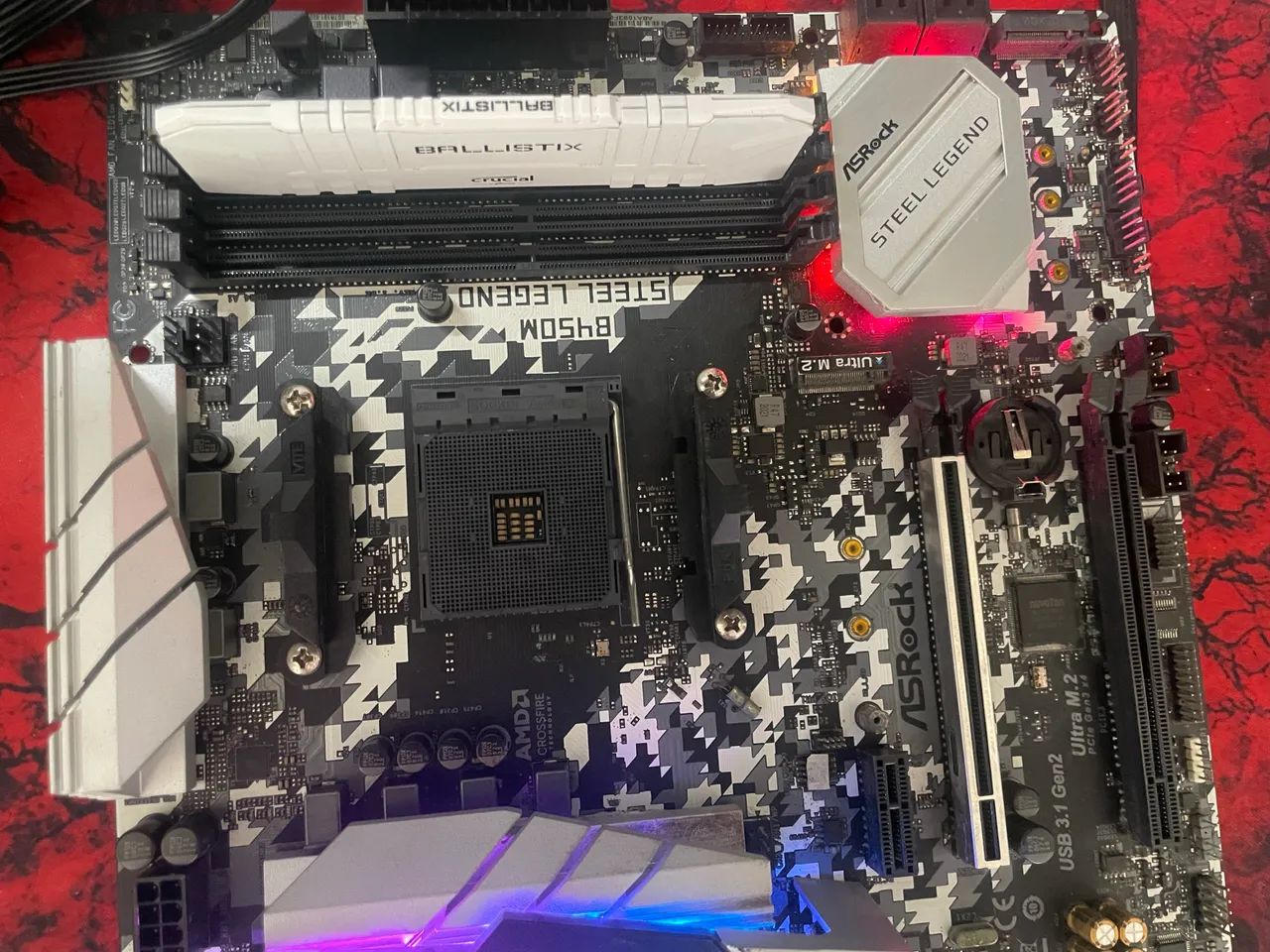 Asrock Stell  Legend B450m - Foto 2