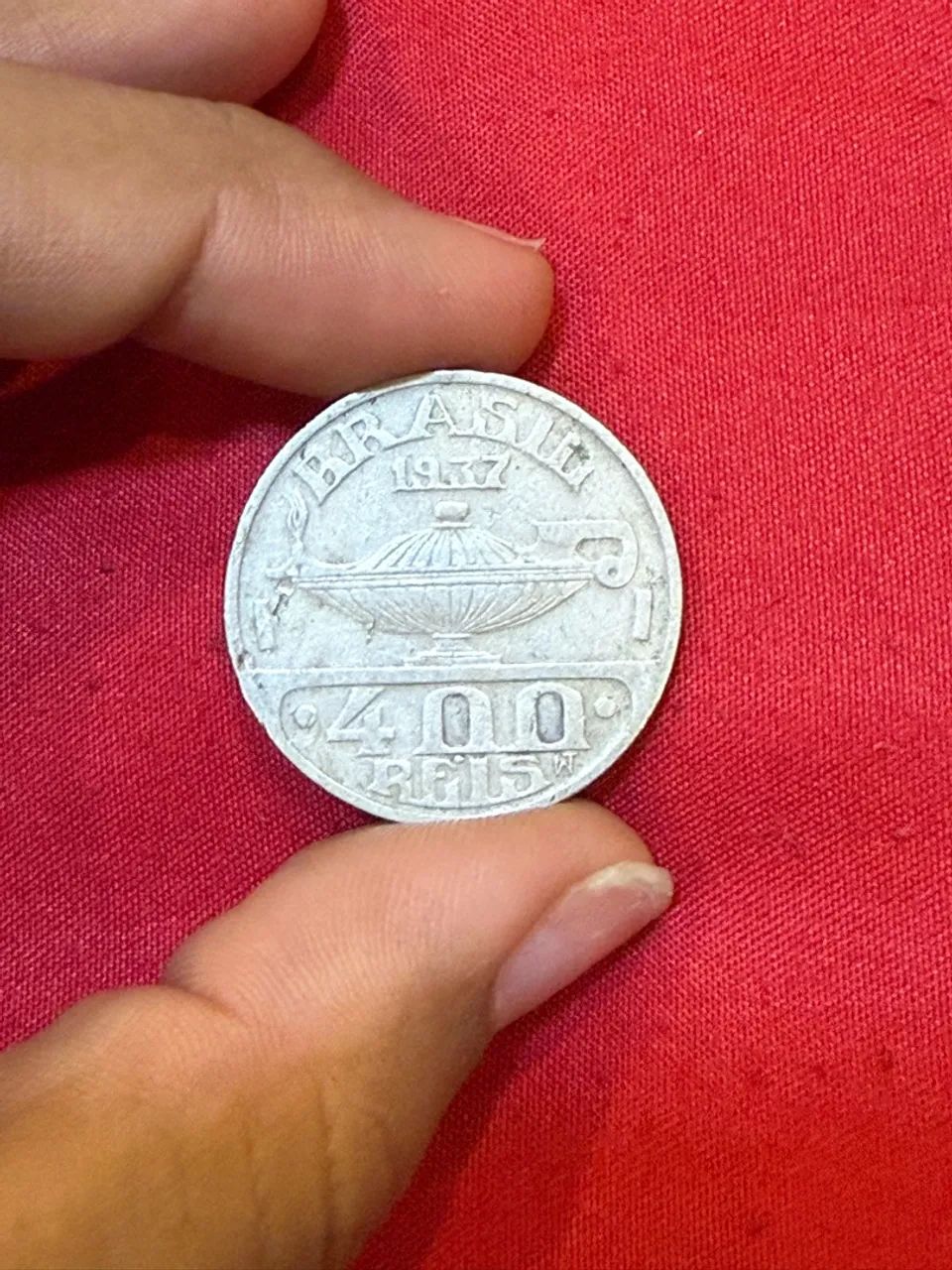 Moeda Rara 1937 400 Reis  - Foto 4