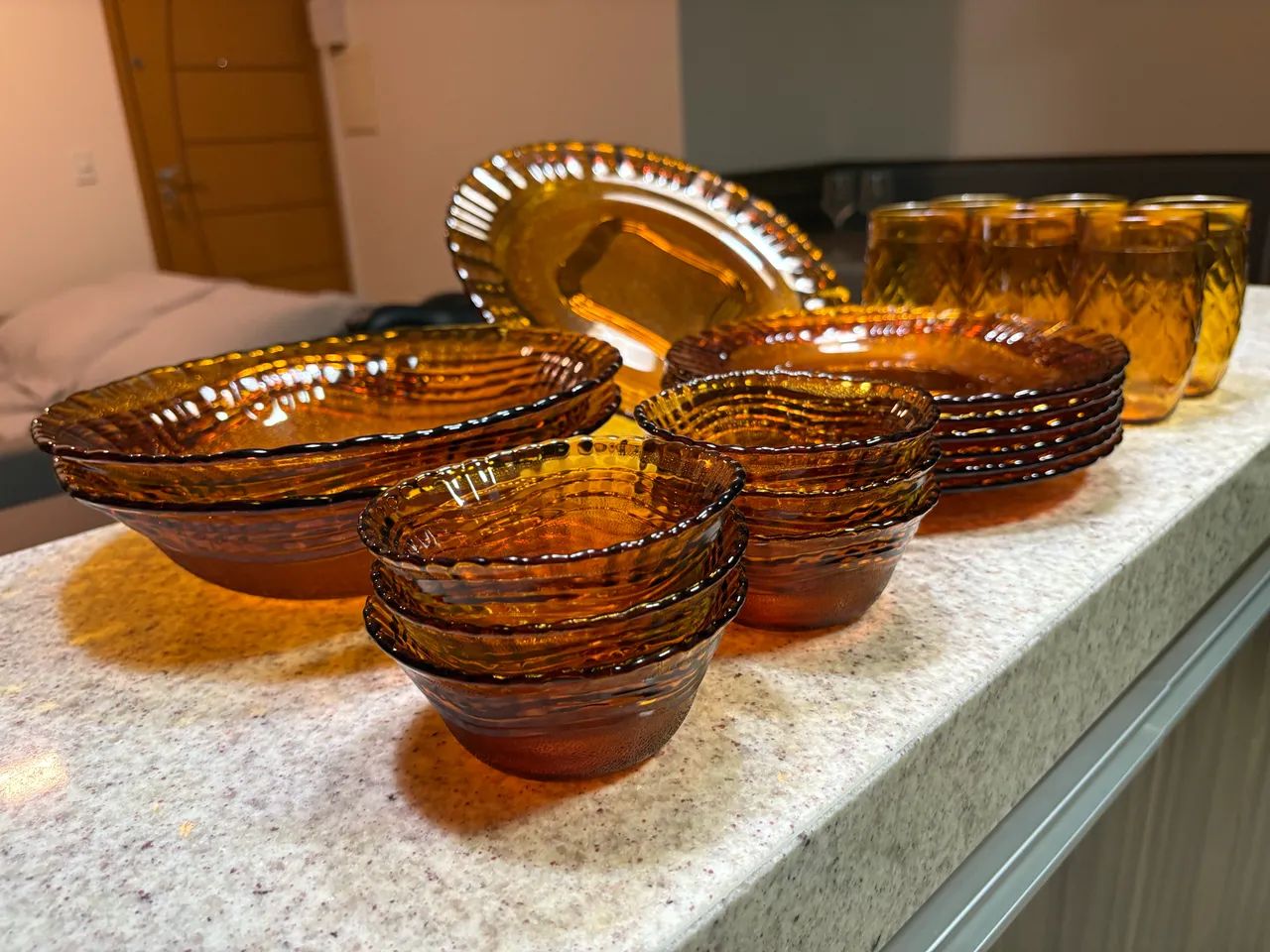Conjunto duralex âmbar  - Foto 3