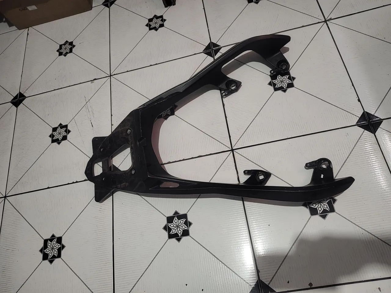 Suporte baú ORIGINAL DA XMAX e BOLHA CURTA FUME