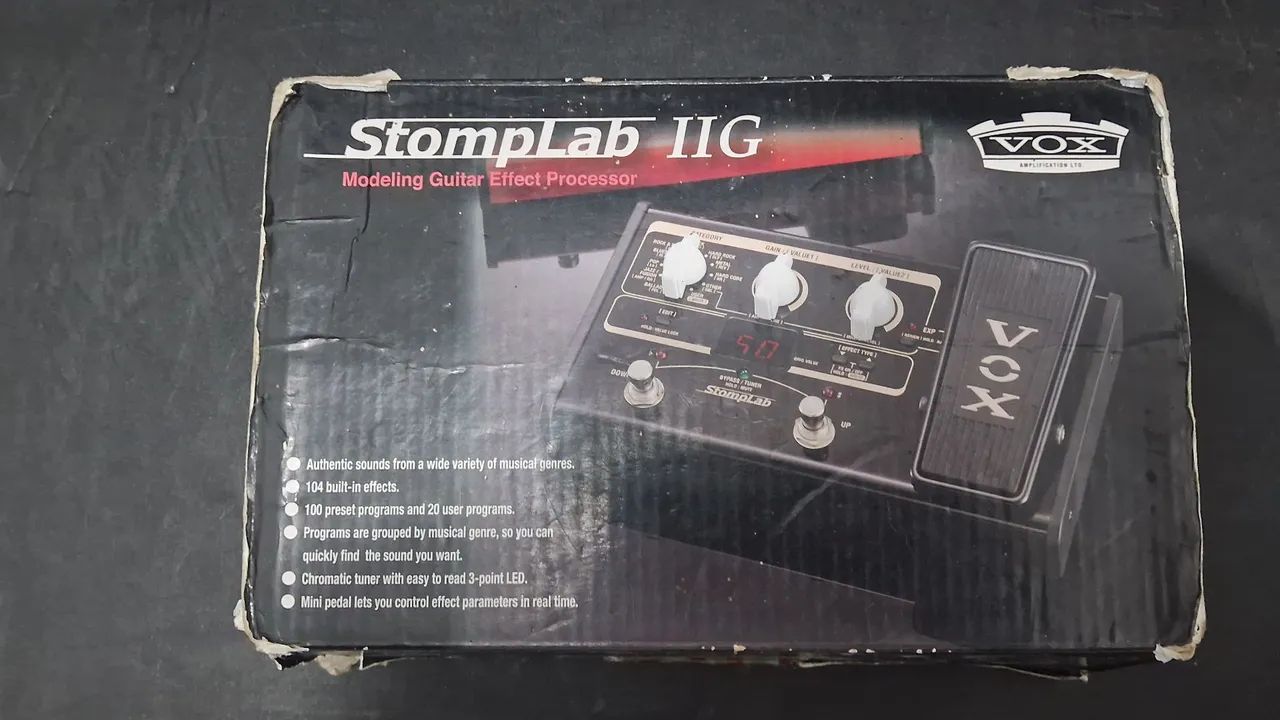 Pedaleira vox tonelab 