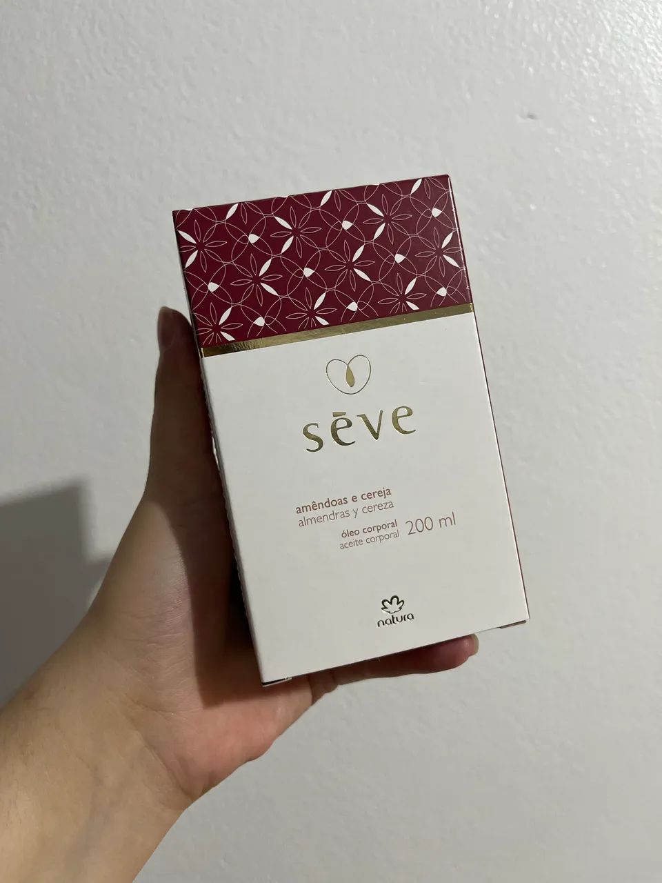 PROMOÇÃO Óleo Seve Amêndoas e Cereja 200ml - Natura