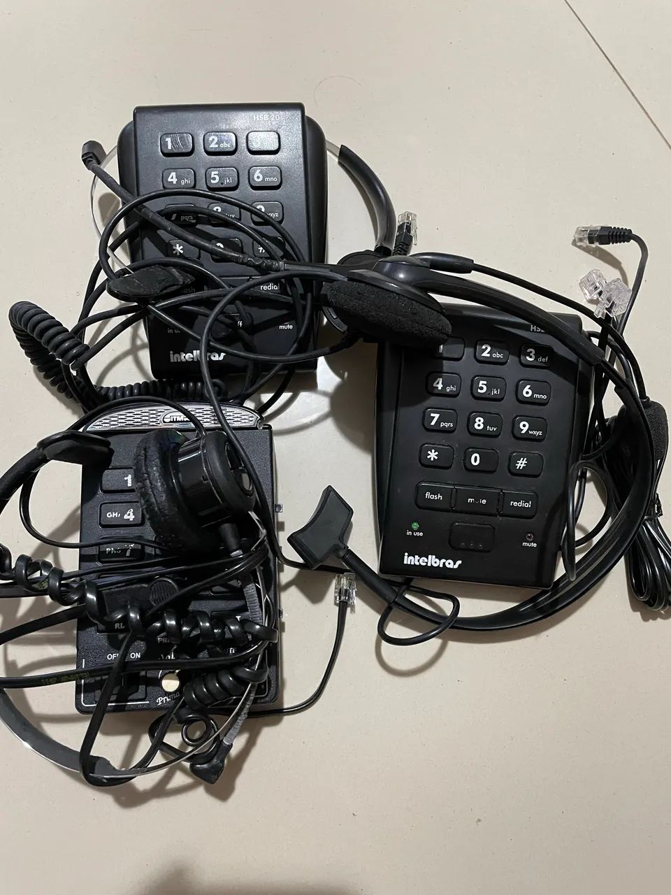 Telefone Analógico com Headset Intelbras HSB20 - Foto 4