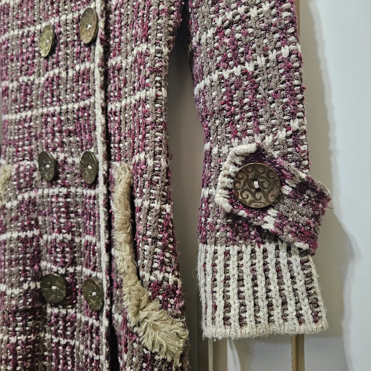Casaco Tricot Cóstri tam M - Foto 4