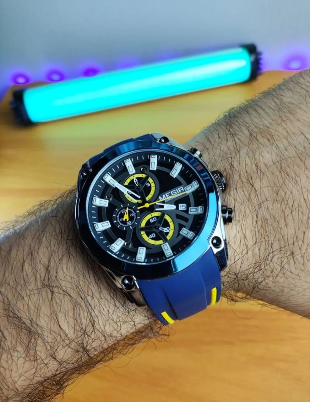RELÓGIO MASCULINO MEGIR ORIGINAL