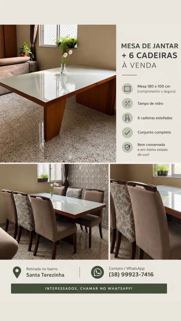 Mesa 6 lugares
