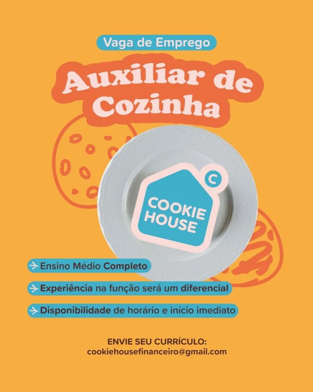 Vaga para Auxiliar de Cozinha - Foto 2