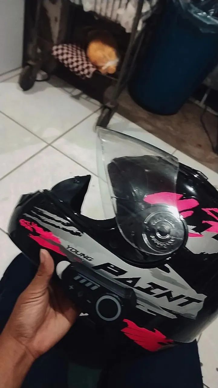 Capacete Fly 58 Original - Conservado e Pouco Uso - Foto 3