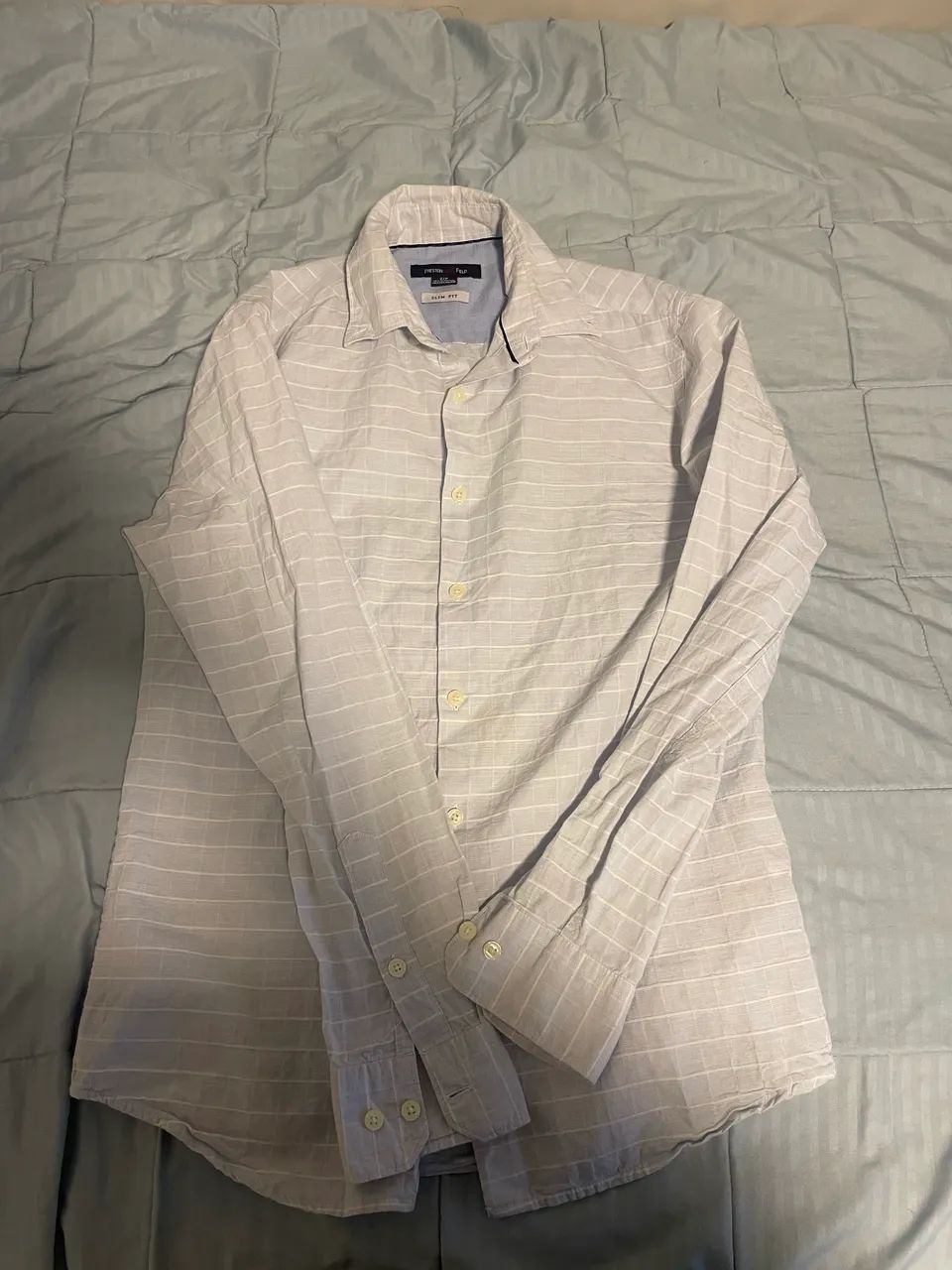 Camisa social azul - Foto 2