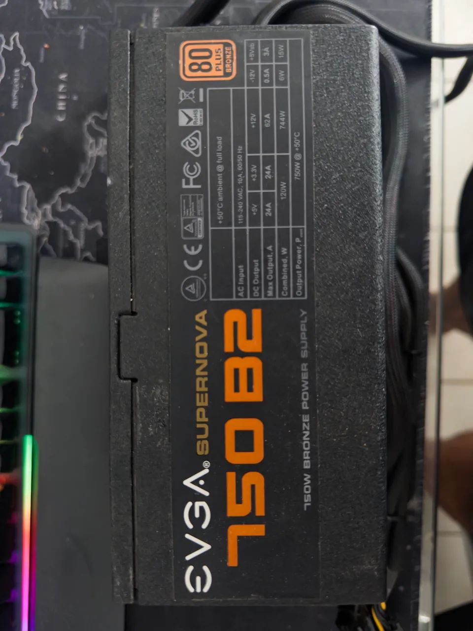 Fonte EVGA 750W Semi modular - Foto 4