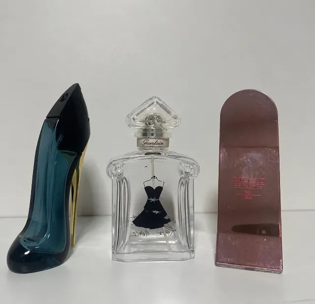 3 FRASCOS VAZIOS DE PERFUME 
