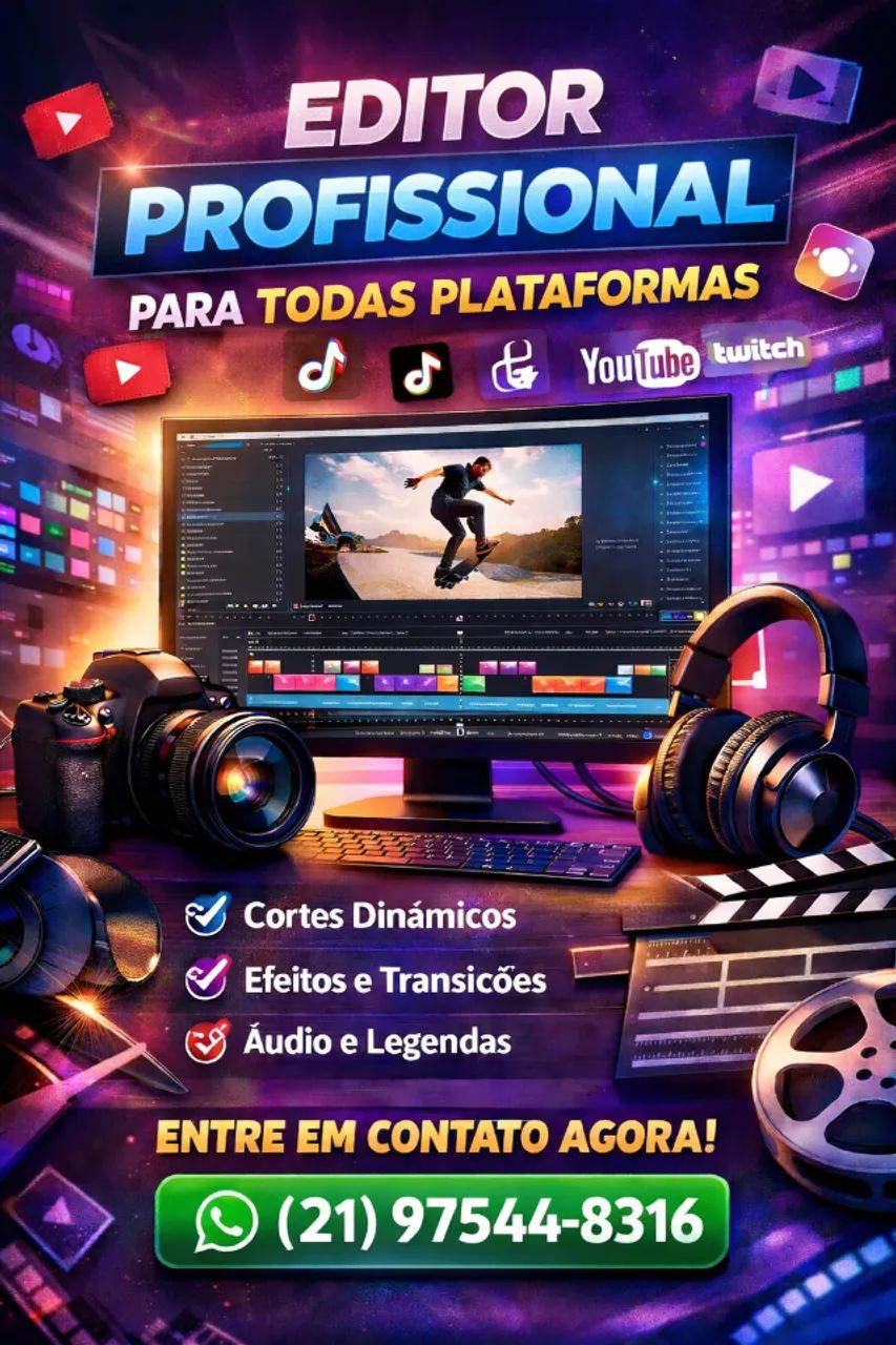 Editor de Vídeo Profissional