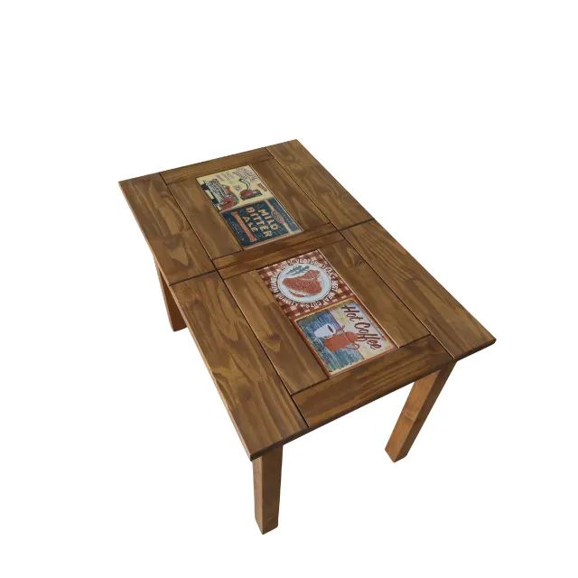 Mesa Extensível Cozinha Funcional Madeira Maciça Pinus Taeda - Foto 4