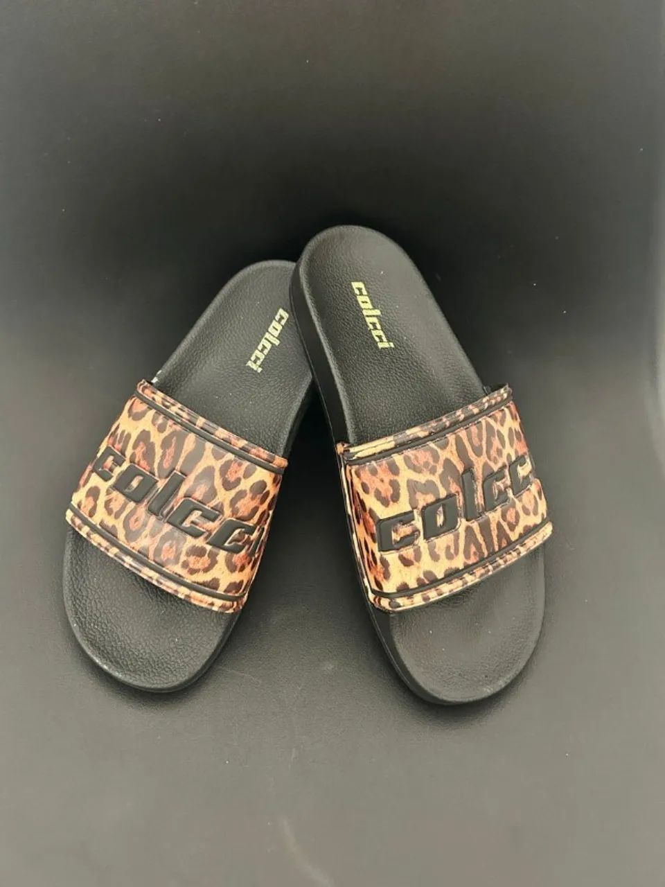 chinelo colcci onça 37/38