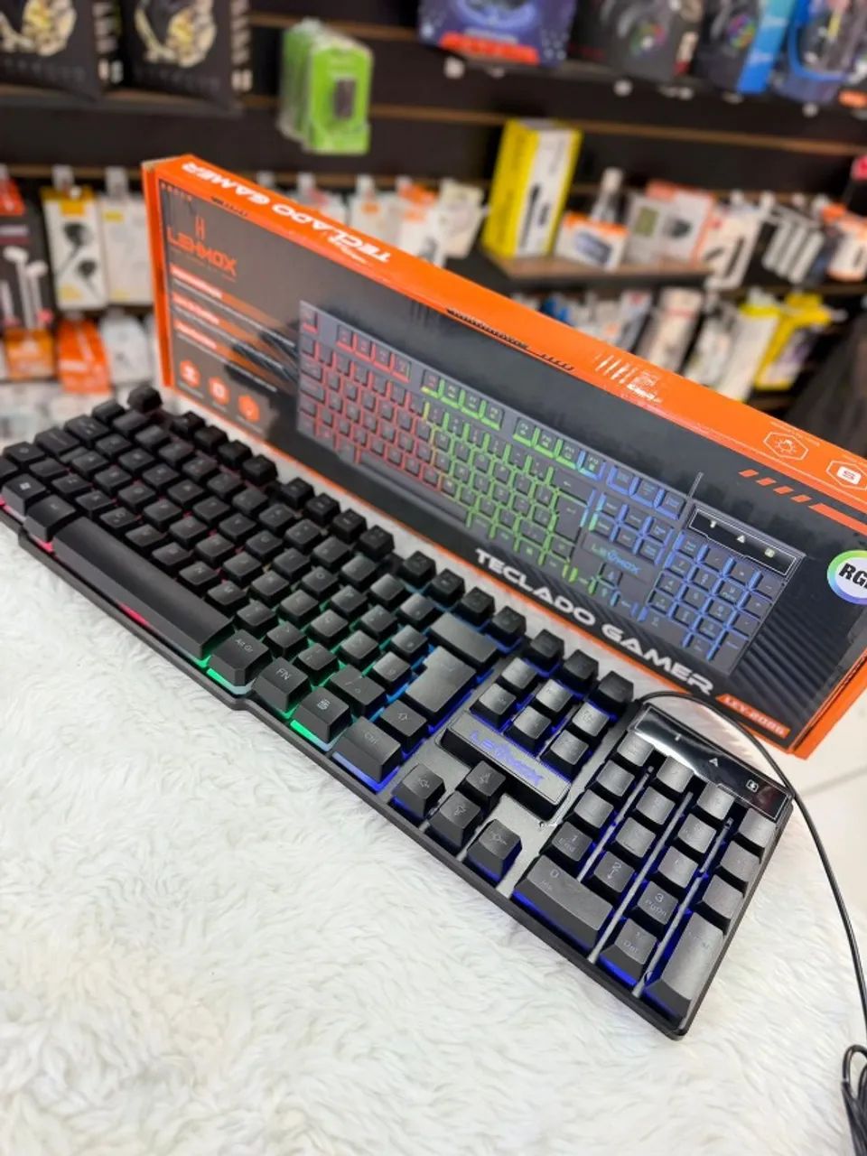 Teclado Gamer Semi mecanico
