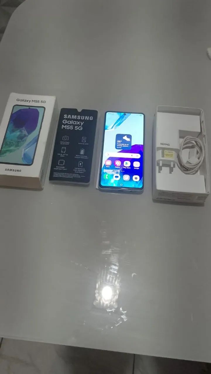 Samsung M55 5g 25g na caixa 