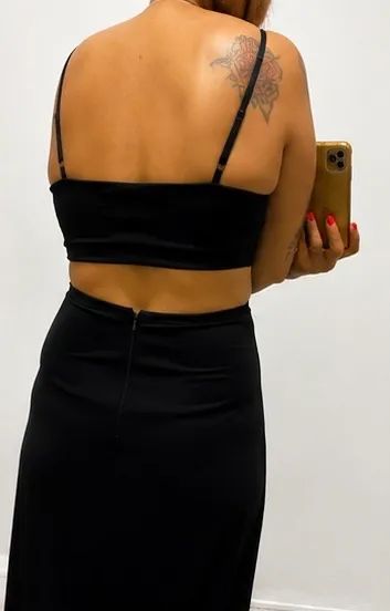 Vestido longo preto - Foto 4