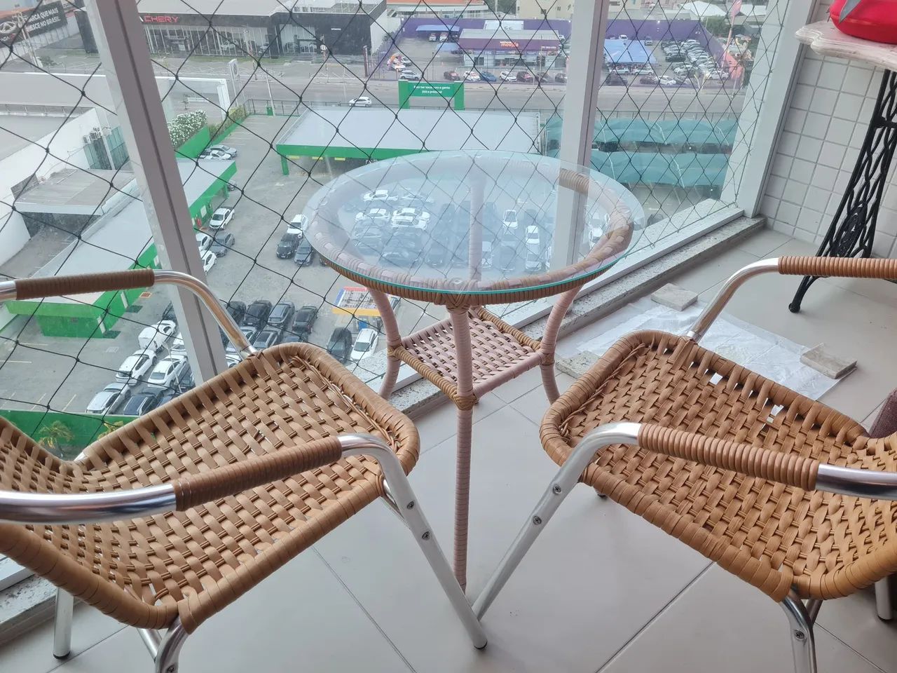 Conjunto mesa e 2 cadeiras varanda - Foto 3