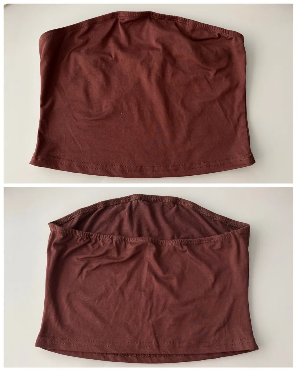 cropped shein marrom