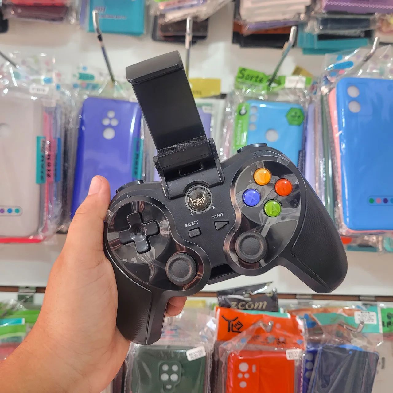 Controle Gamer Bluetooth para Celular, Tablet e PC (SOMOS LOJA)