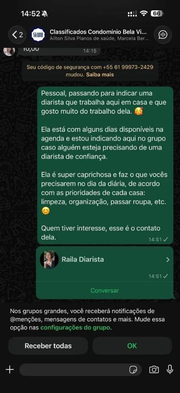 Faxineira, diarista ou babá! 