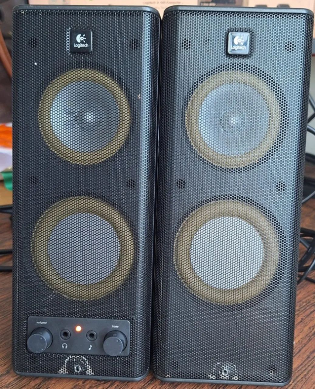 Caixas de som Logitech X-140 (modelo S-0264B) - Foto 3