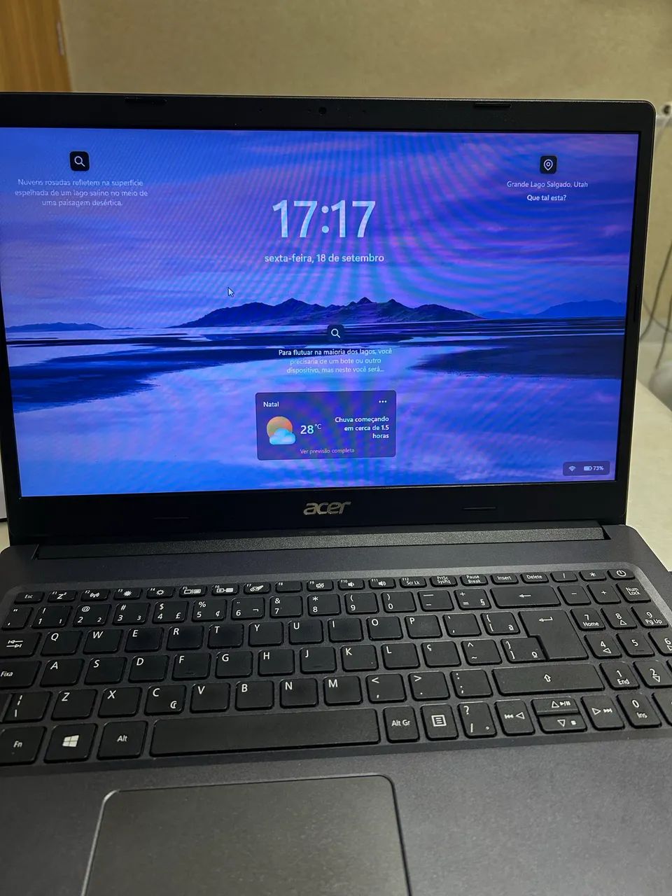 Notebook Acer Ryzen 3 | 8GB RAM | SSD 256GB | Impecável