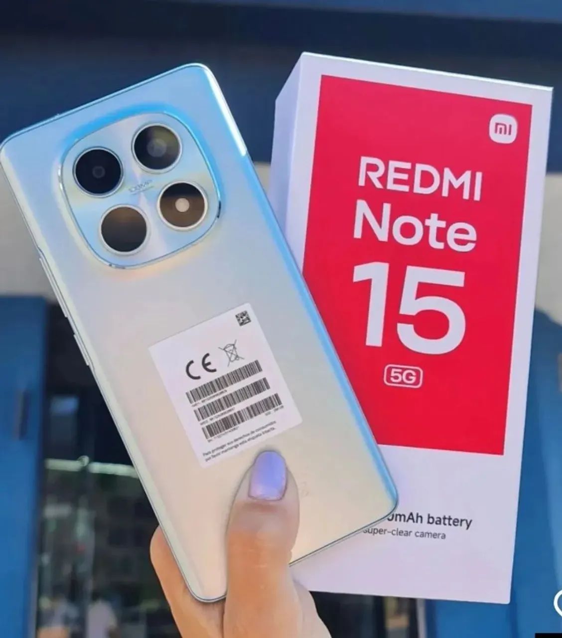 Xiaomi Redmi Note 15 5G - NFC - 8GB Ram / 256GB Rom - Versão Global + Capinha e Película - Foto 3