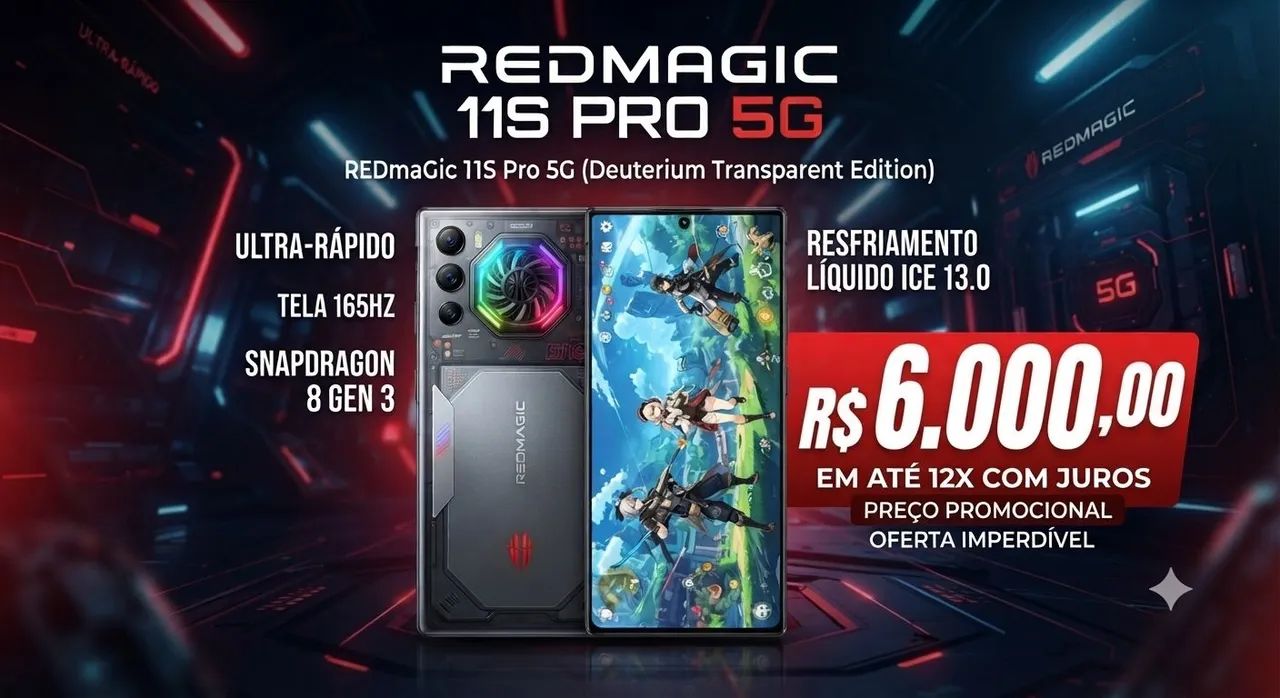 Celular Lacrado REDMAGIC 11S PRO
