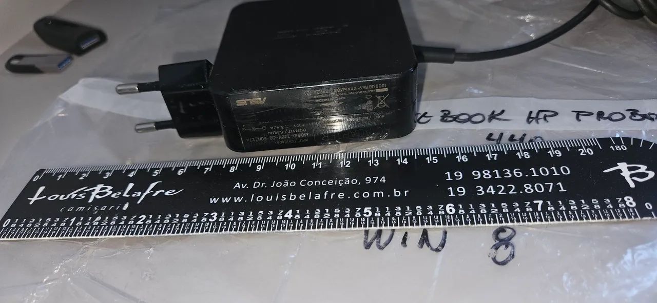 Carregador original da ASUS, modelo ADP-65DW,