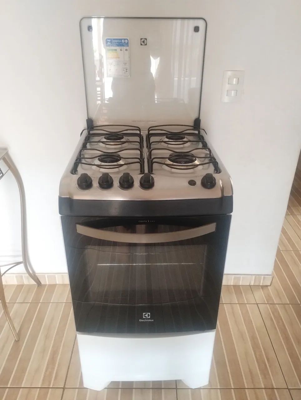 Fogão Eletrolux automático lindo -ENTREGA GRÁTIS  - Foto 5