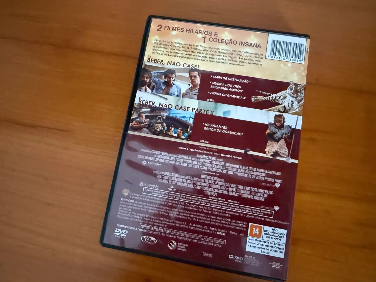 DVDs Se Beber Não Case box original  - Foto 2