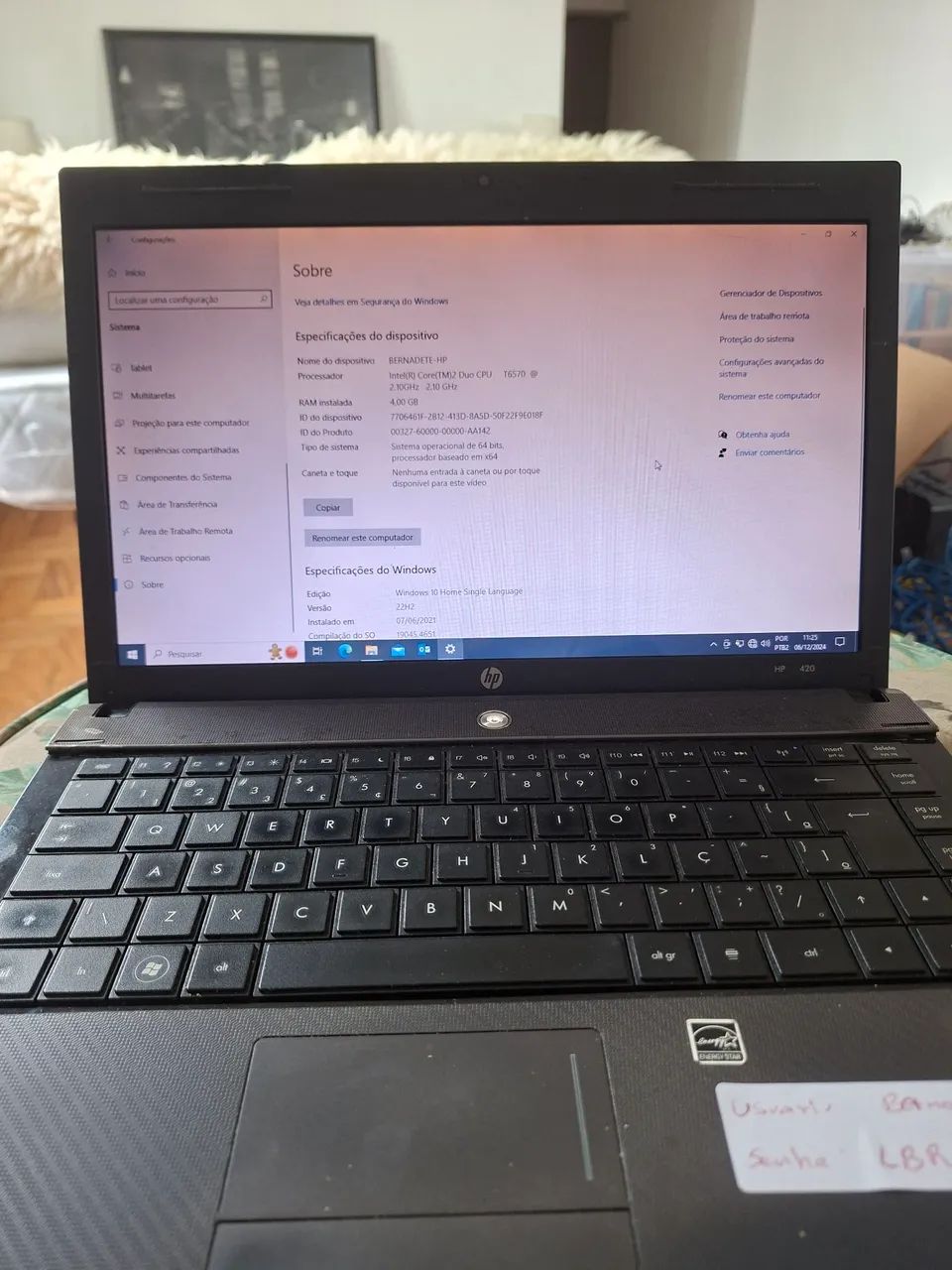 Notebook HP 420 - Foto 2