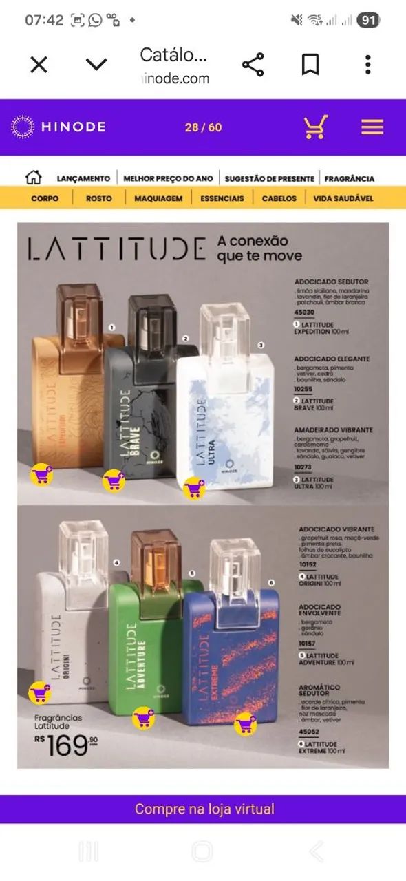 Fragrâncias  Hinode  - Foto 2