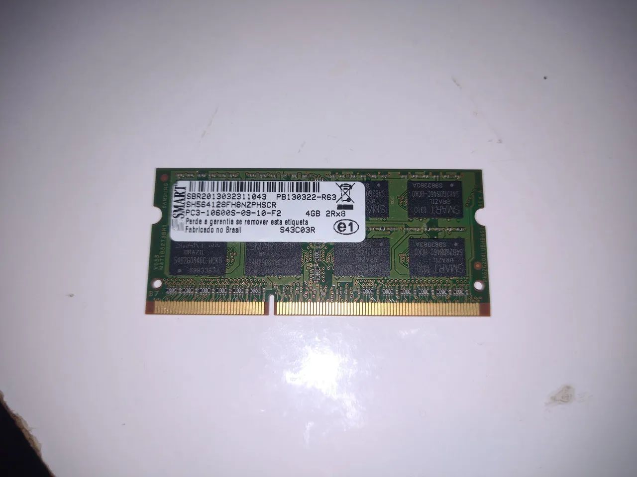 Memória ram de notebook ddr3 4gb