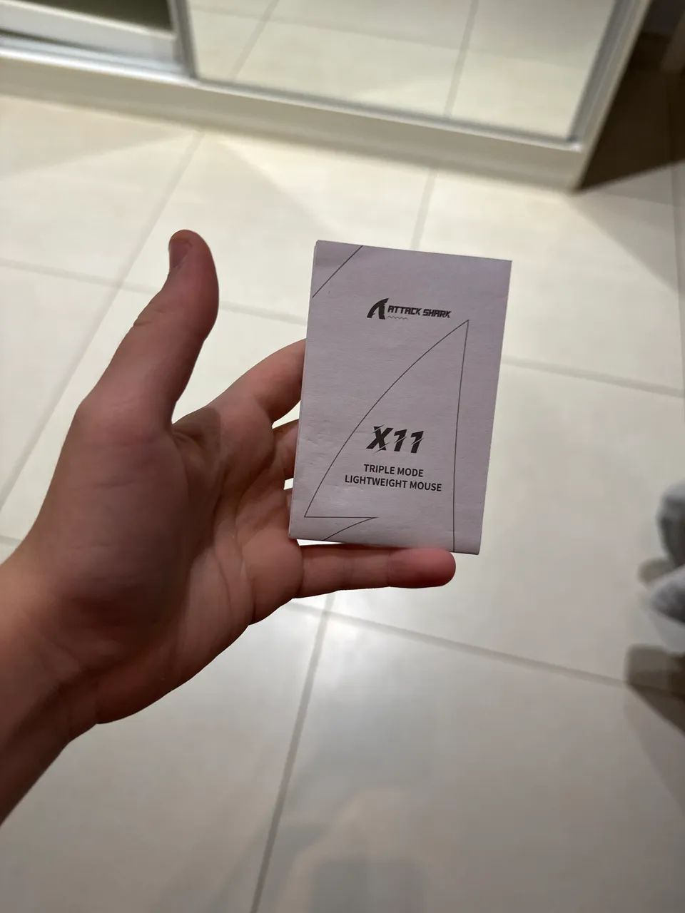 Attack shark X11 Branco 22.000DPI 2.4 e Bluetooth - Foto 2