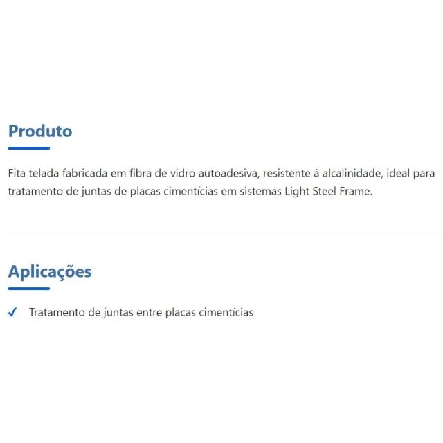 Cimentape Fita Placa Cimentícia P Tela De Vidro 102mm X 46m - Foto 4