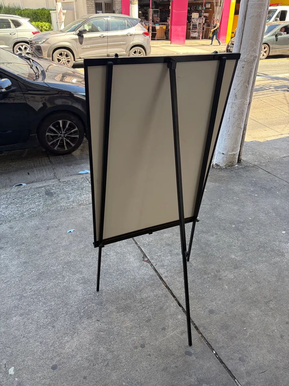 Cavalete Flip chart lousa branca retratil - Foto 2