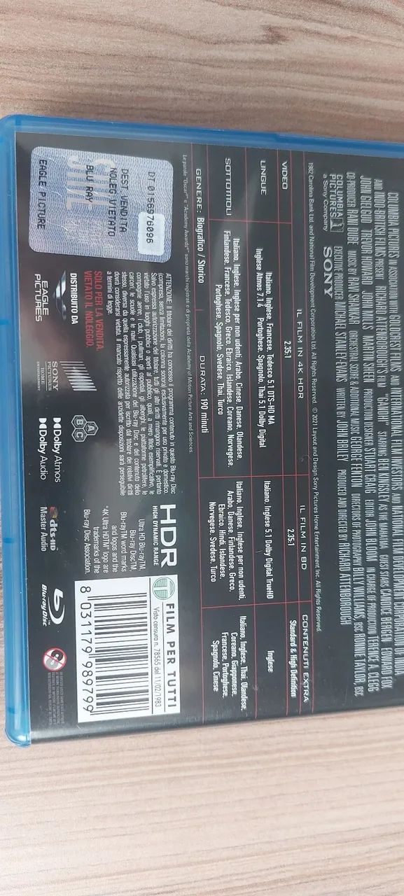 Blu Ray 4k - Gandhi - Foto 2