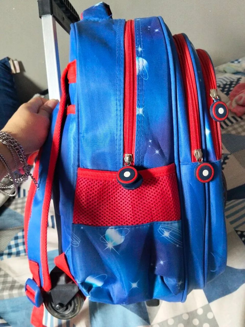 Mochila masculina com rodinha  - Foto 5