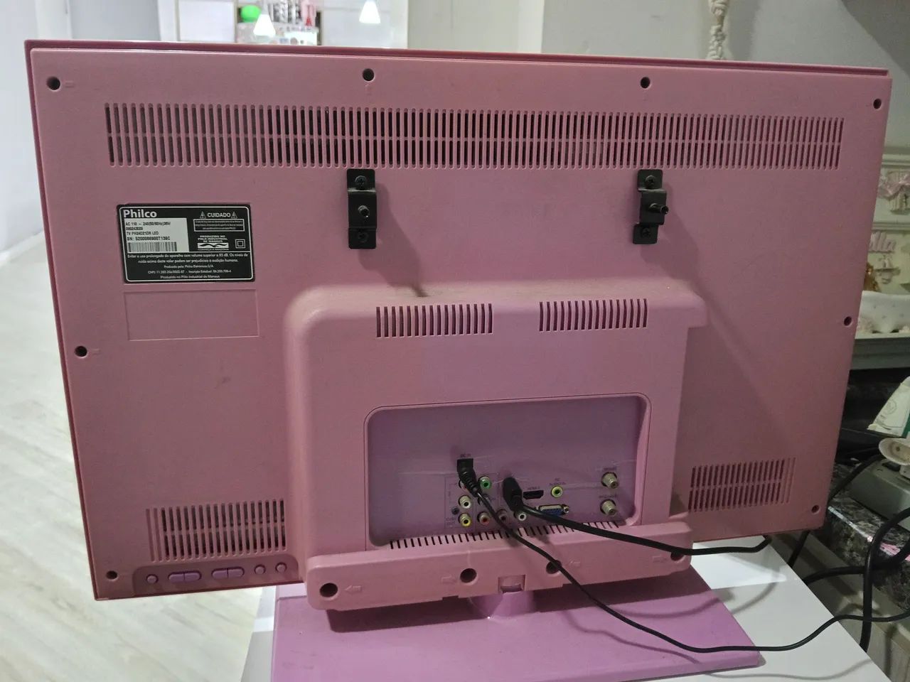 Televisão/monitor 24 polegadas Rosa Philco - Foto 2