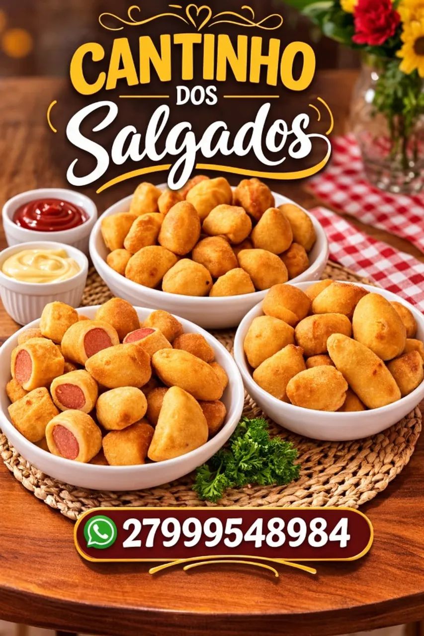 Salgadinhos frito