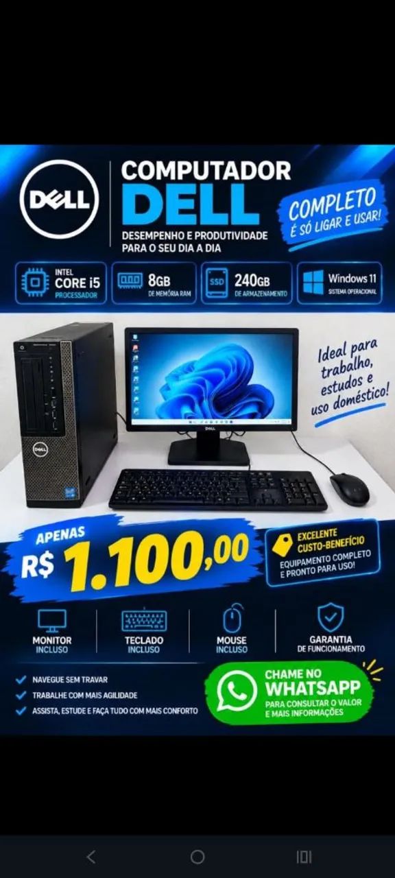 Venha comprar seu Computador Completo com quem conhece do assunto