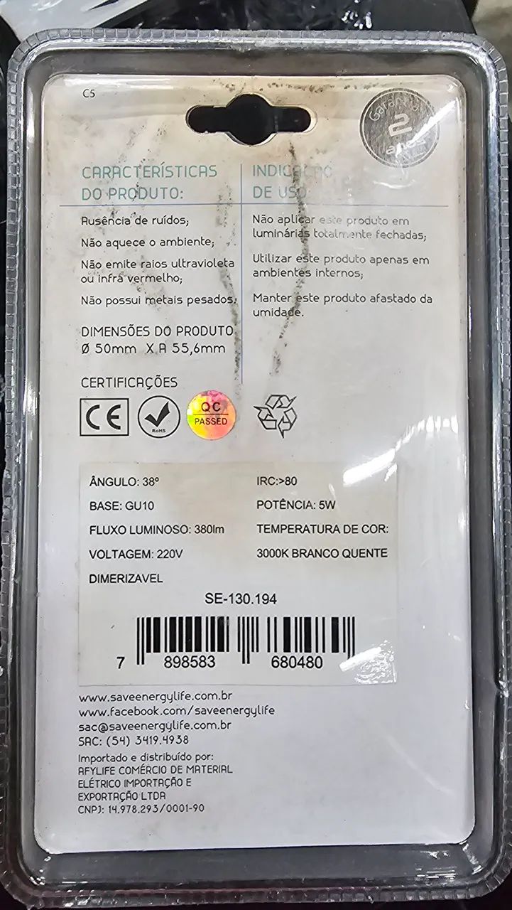 Lâmpada Led 5w Dimerizável 220v - Foto 2